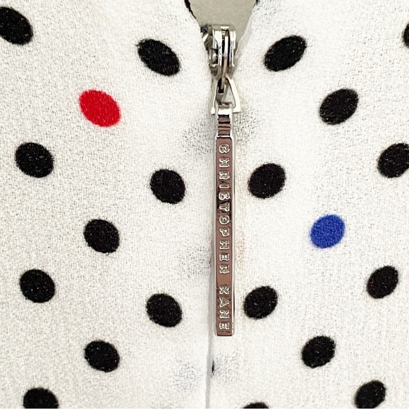 NWOT CHRISTOPHER KANE
Polka Dot Tie Neck Dress - White size 12 - Picture 12 of 16